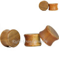 Bijoux de corps naturel Organic Ear Plug Plug personnalisé